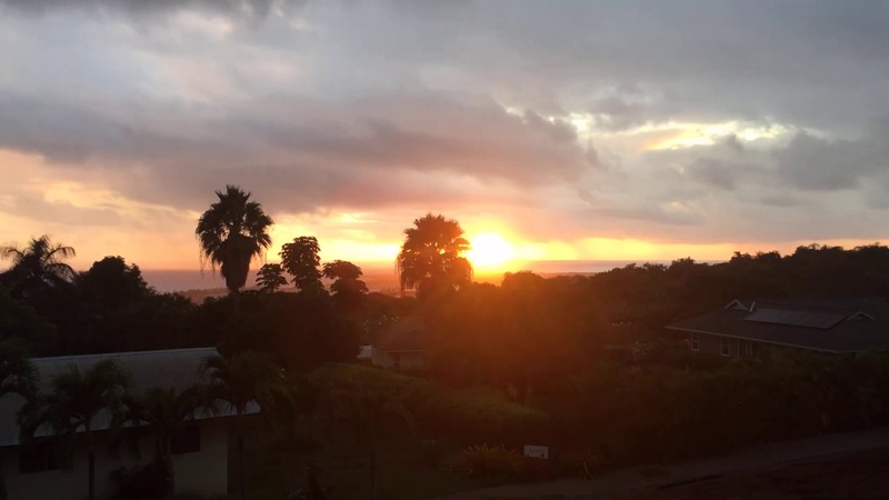 Kona Sunset May 7, 2020 Time Lapse