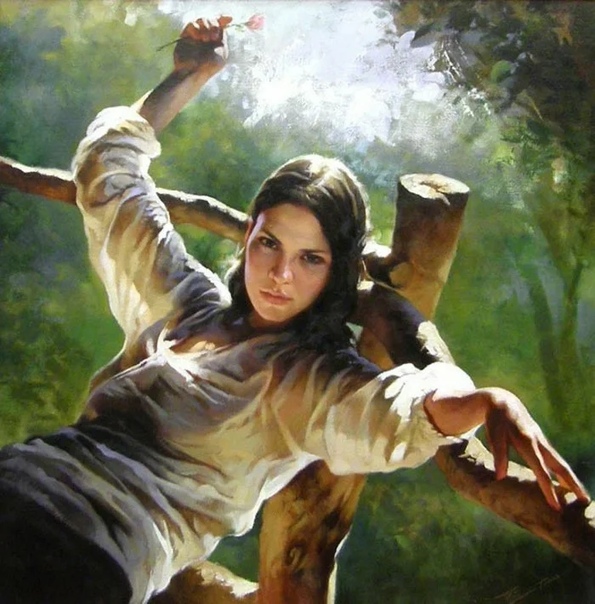 Талантливый итальянский художник Джанни Стрино (Gianni Strino пишет интересные картины, в которых можно найти все чувства жизни. Через простые образы, без нотки пафоса и откровенности тела. Он