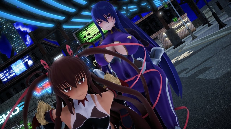 【MMD対魔忍】ユキカゼと凜子で GLIDE