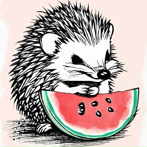 Веселый ежик