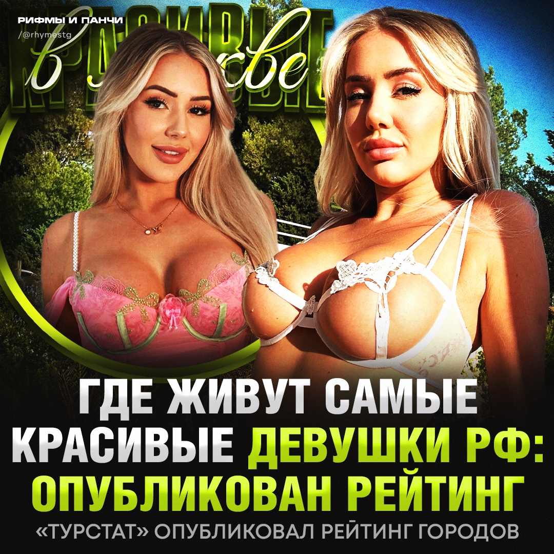 Изображение 1 к новости: Самые КРАСИВЫЕ и СЕКСУАЛЬНЫЕ девушки России живут в Москве — столице РФ досталось 23% от общего количества голосов 😍